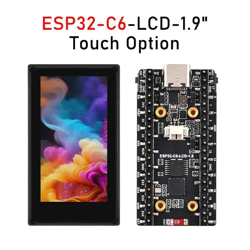 Esp32 Uart Module - ESP32-C6 1.9-Inch LCD Screen Development Board