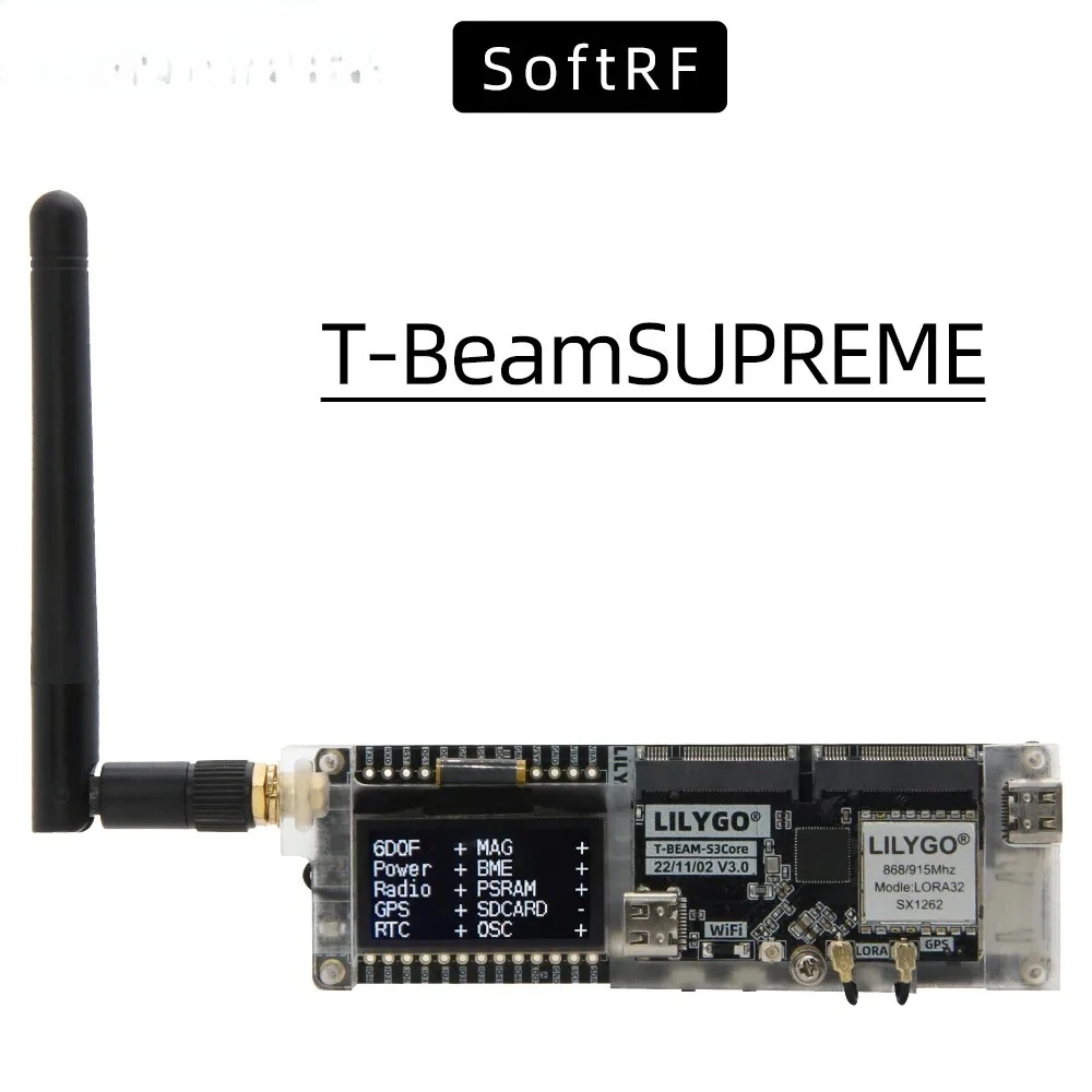 Esp32 - LILYGO SoftRF T-BeamSUPREME ESP32-S3 Development Board