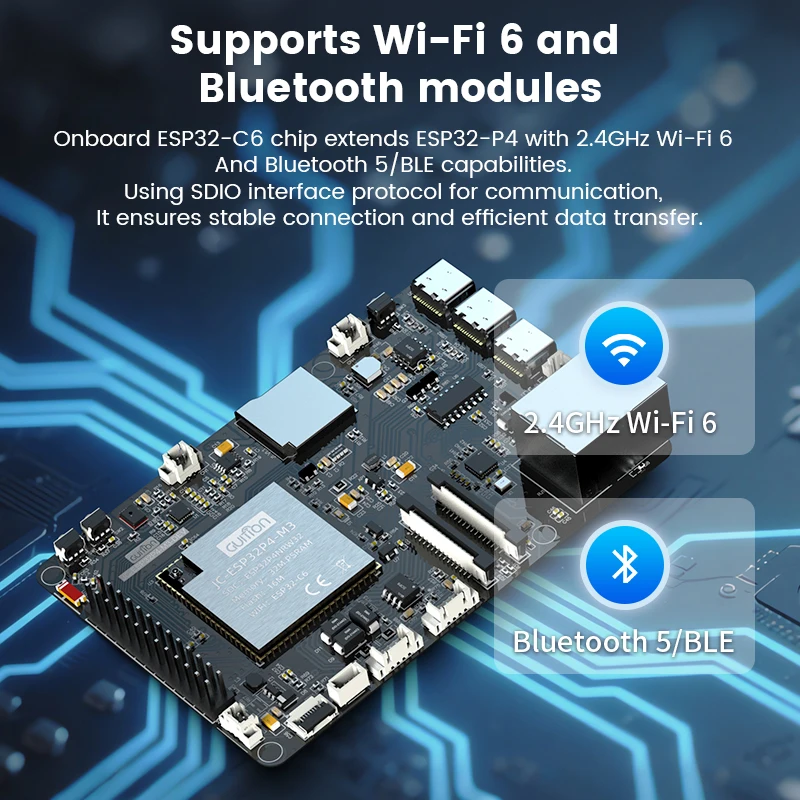 JC-ESP32P4-M3-DEV Development  - огляд і ціна Esp32 C6