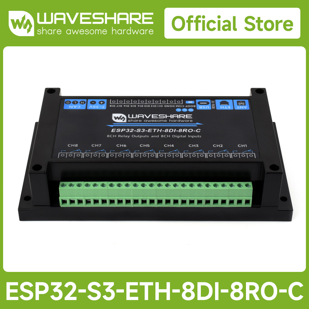 Industrial 8-Channel ESP32-S3  - огляд і ціна Esp32 S3