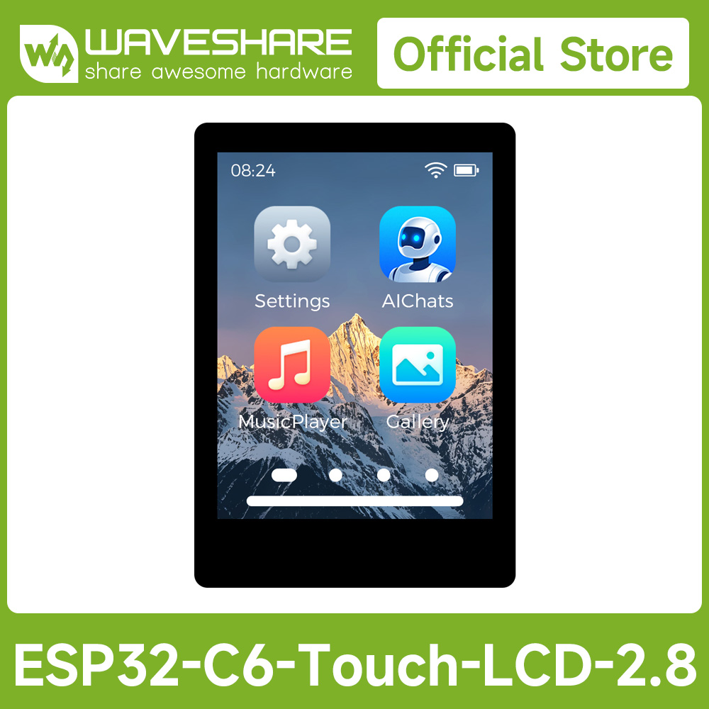 Waveshare ESP32-C6 2.8inch IPS - огляд і ціна Esp32 C6