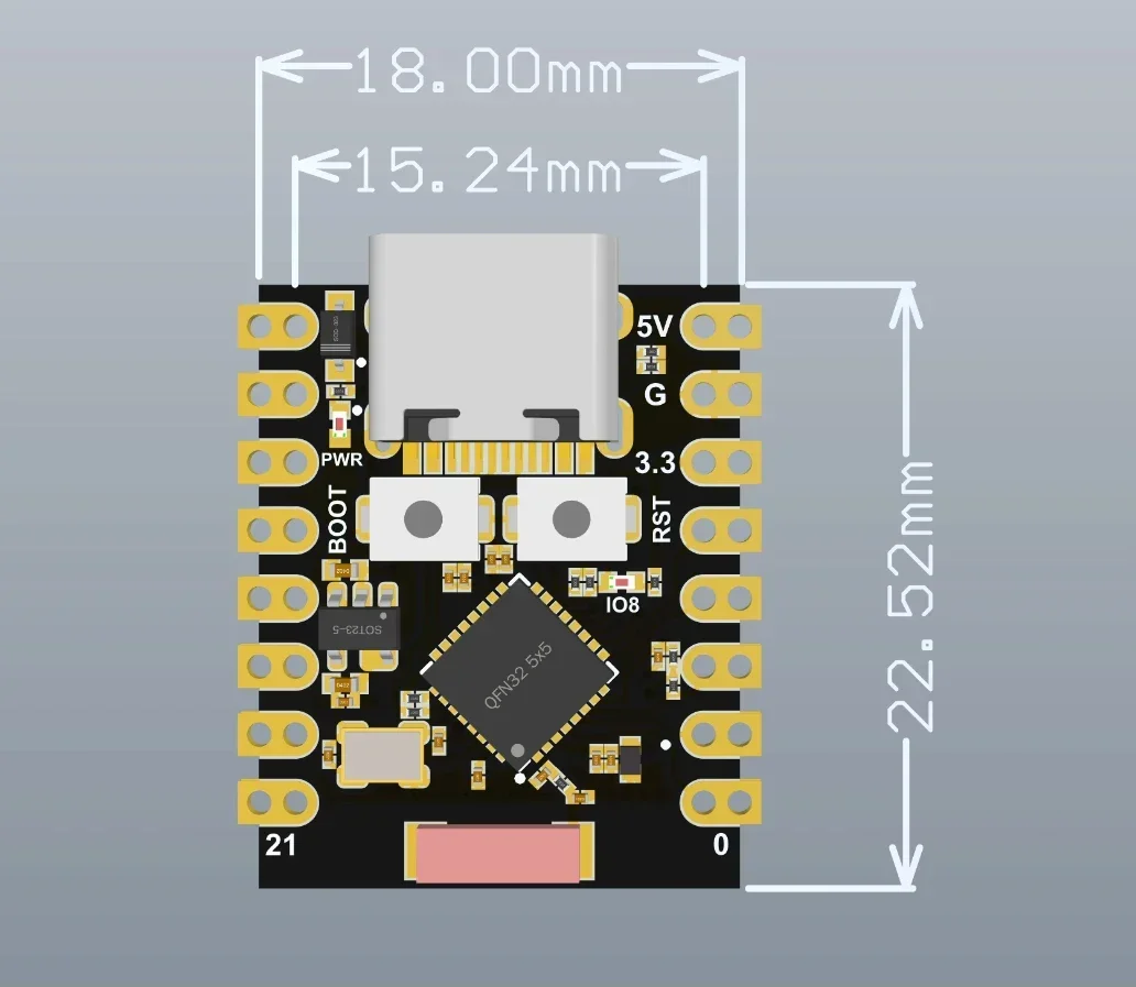 ESP32-C3 ESP32 Super Mini Deve - огляд і ціна Esp32 C3