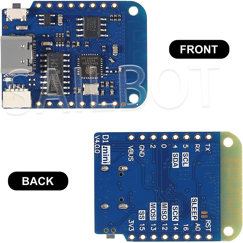 1-10PCS WeMos D1 Mini ESP8266  - огляд і ціна Esp8266 Nodemcu