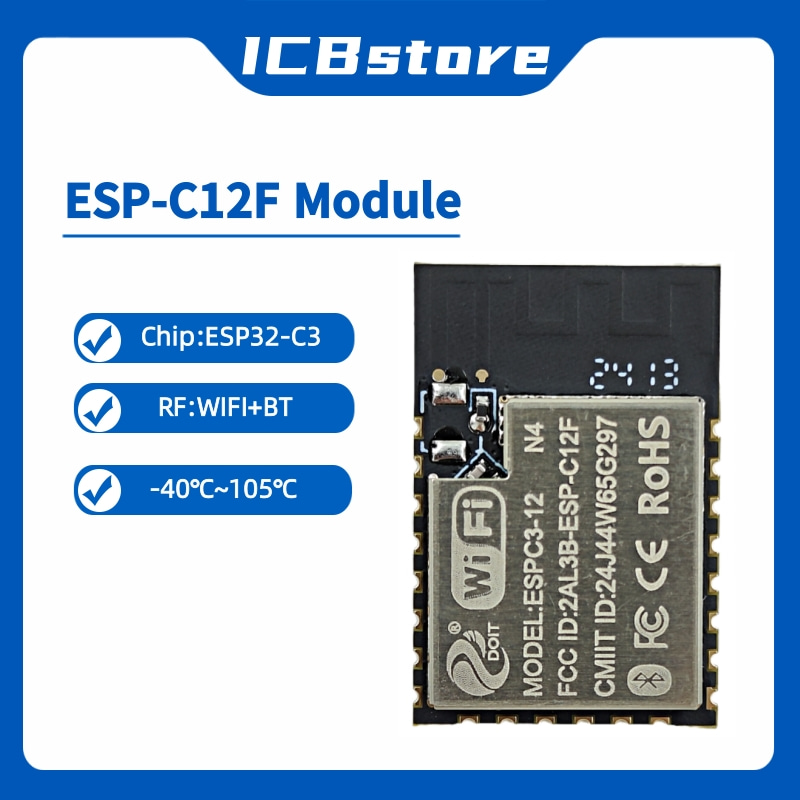 ESP32-C3 Series Module ESP-C12 - огляд і ціна Esp32 C3