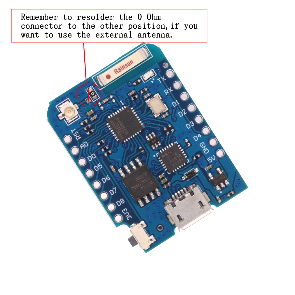 WeMos D1 Mini Pro V3.0 NodeMcu - огляд і ціна Esp8266 Nodemcu