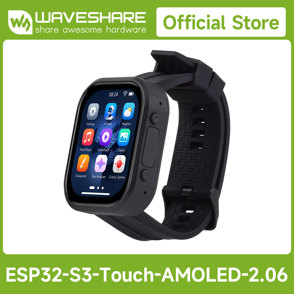 Waveshare ESP32-S3 2.06inch AM - огляд і ціна Esp32 S3