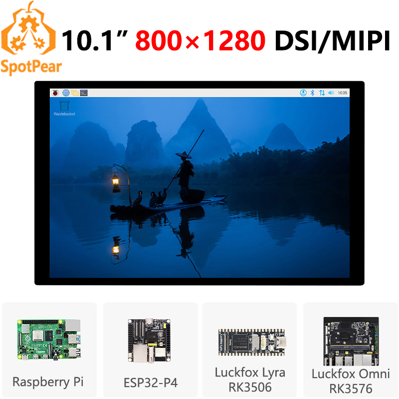 Raspberry Pi 10.1 inch LCD DSI - огляд і ціна Esp32 P4
