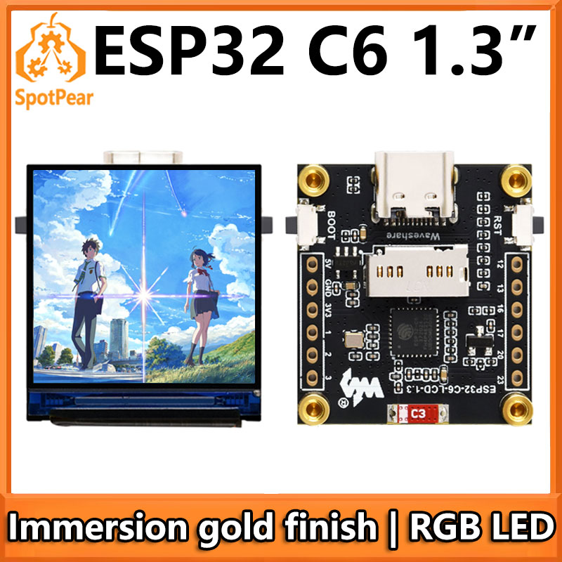 ESP32-C6 LCD Development Board - огляд і ціна Espressif Esp32