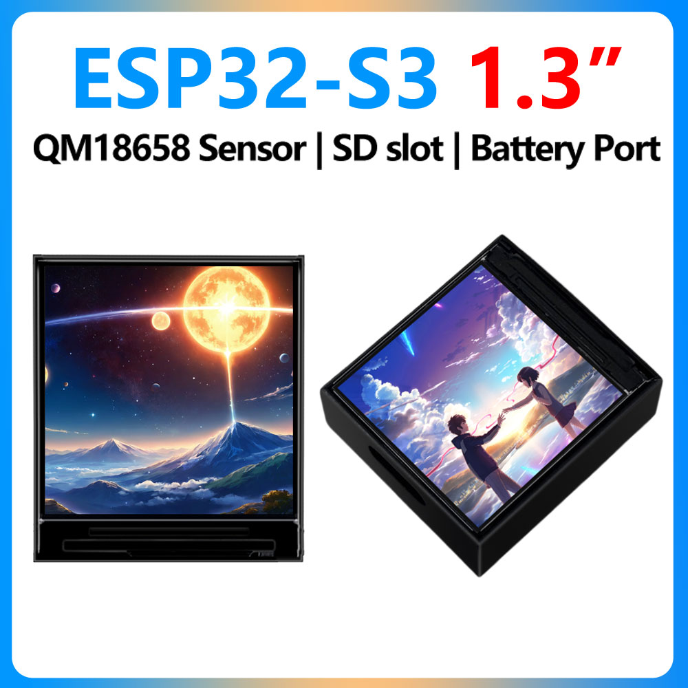 Waveshare ESP32-S3 1.3inch LCD - огляд і ціна Espressif Esp32