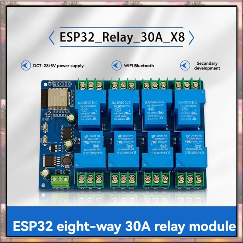 BAAZ HOT 8 Channel Relay Modul - огляд і ціна Espressif Esp32