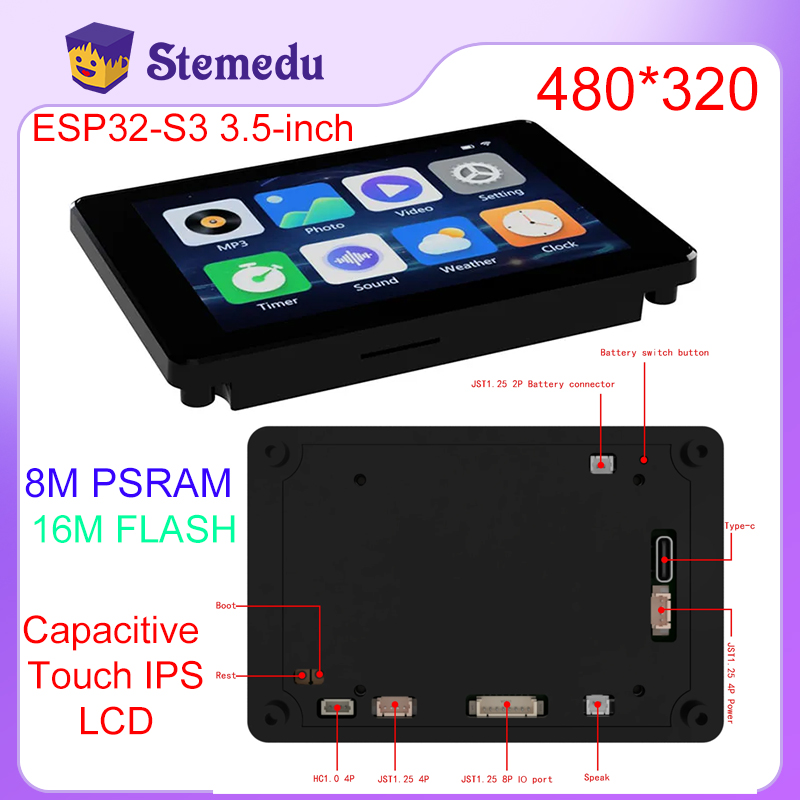 Mini ESP32-S3 3.5inch Capaciti - огляд і ціна Espressif Esp32