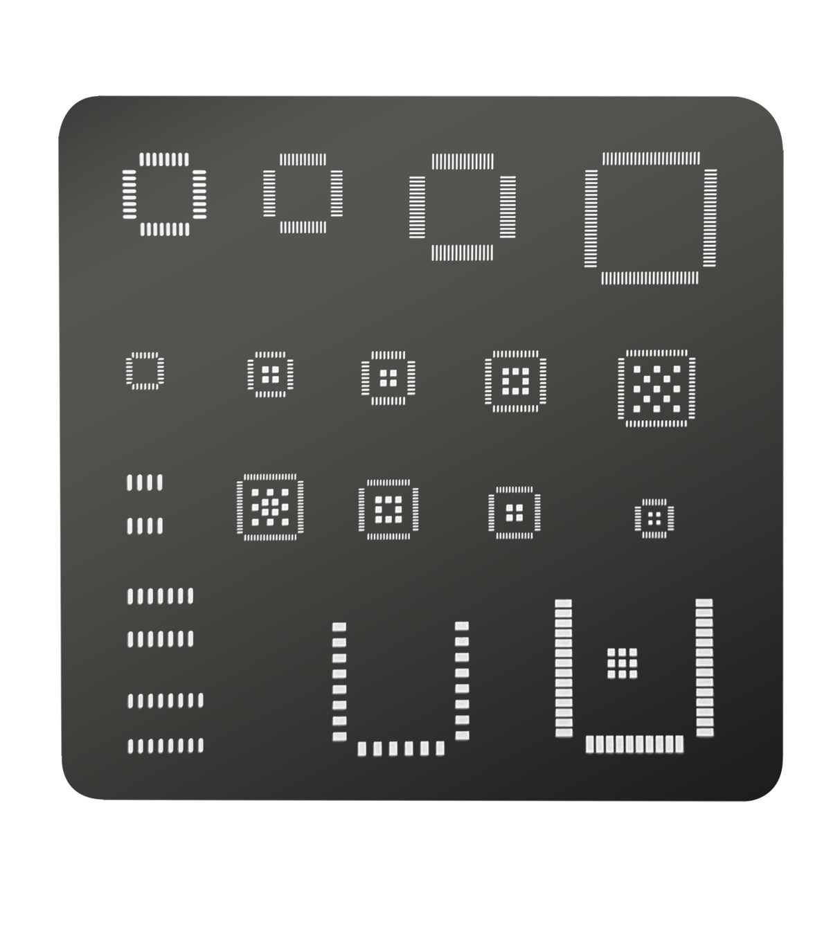 Universal IC Stencil QFP QFN S - огляд і ціна Esp32
