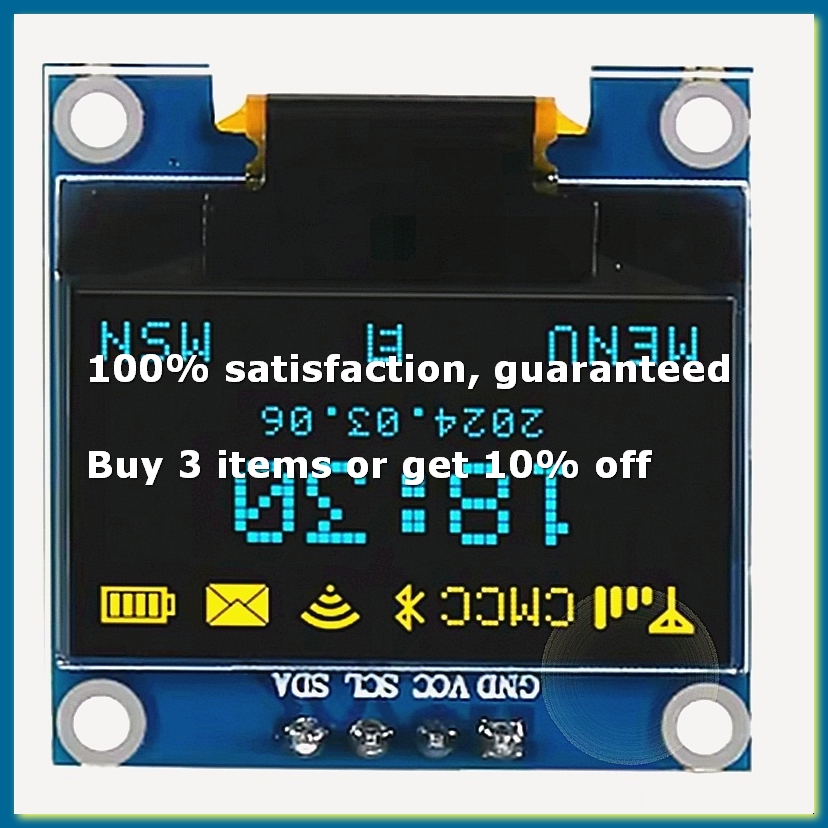 0.96 Inch OLED Display Screen  - огляд і ціна Esp8266