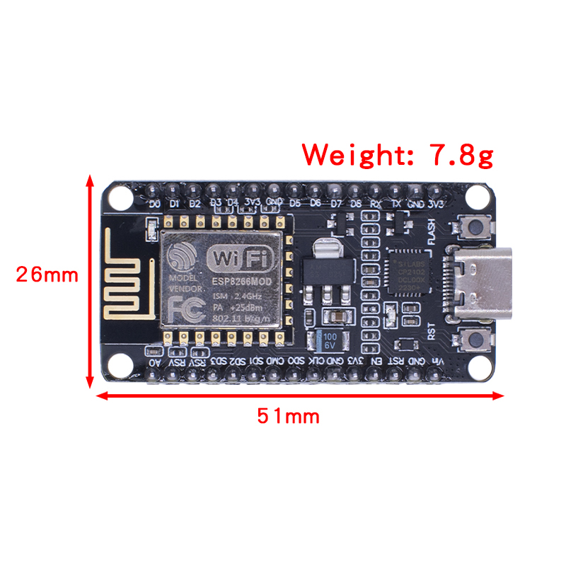 Wireless Module NodeMCU CP2102 - огляд і ціна Esp8266 Nodemcu