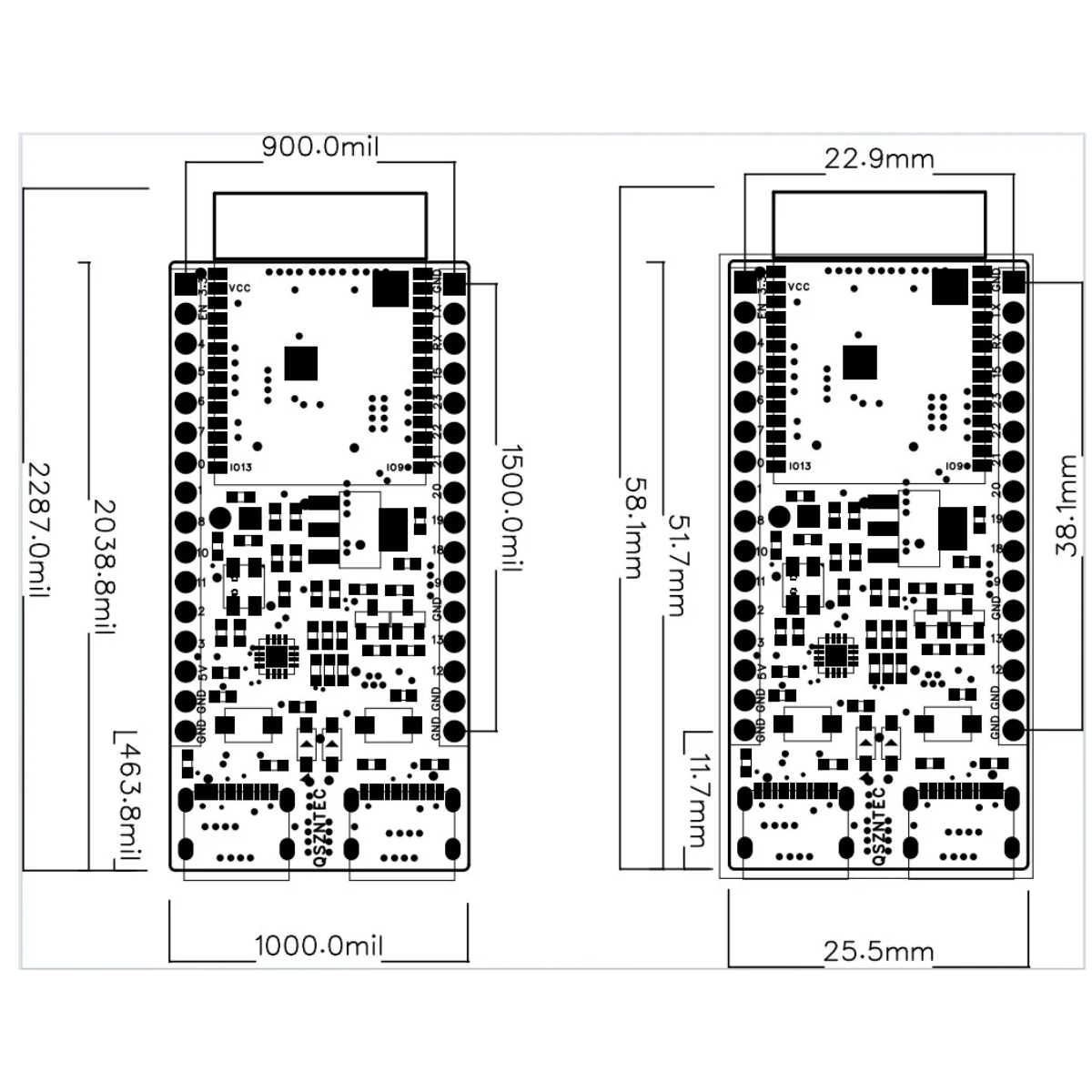 ESP32-C6-DevKitC-1 ESP32-C6 Co - огляд і ціна Esp32 Devkit