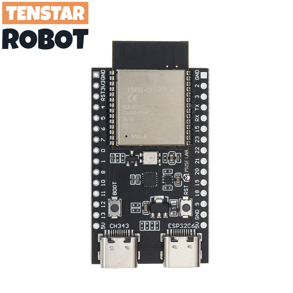 TENSTAR ESP32-C6 ESP32 WiFi+Bl - огляд і ціна Esp32 H2