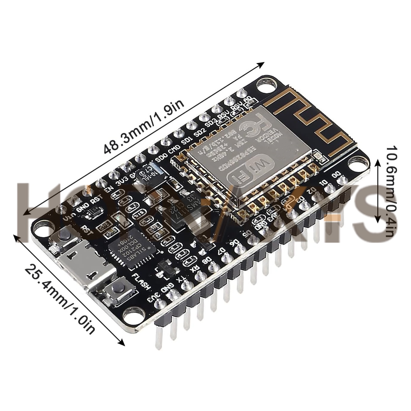 1-10PCS/Wireless Module CP2102 - огляд і ціна Esp8266 Nodemcu