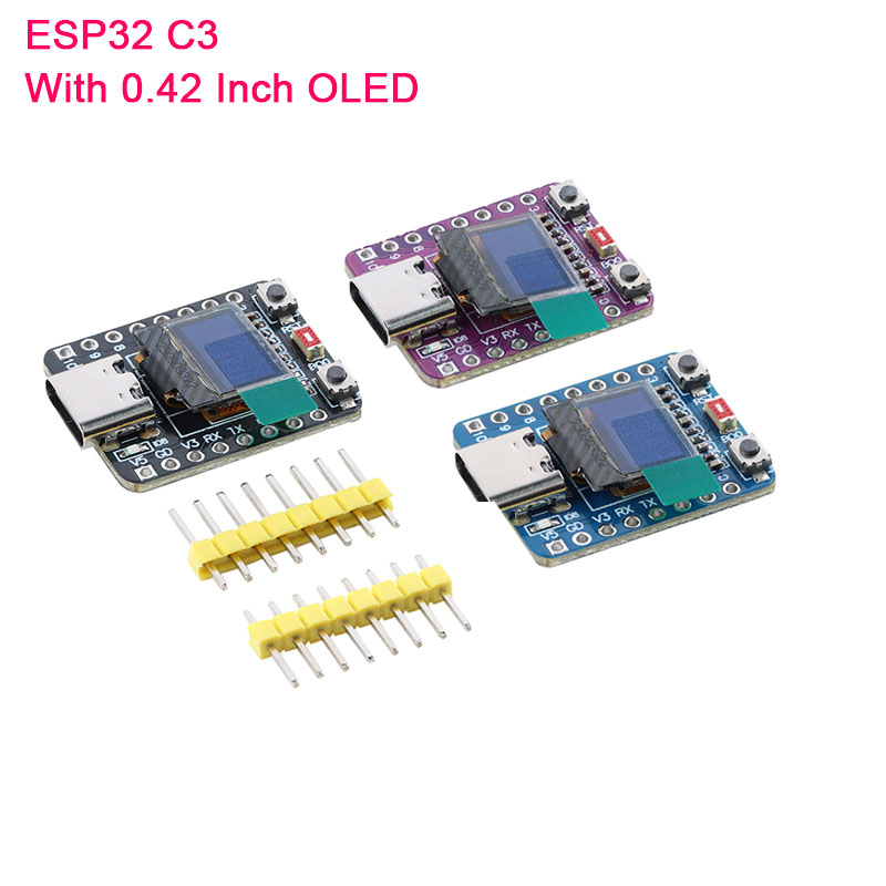 ESP32-C3 0.42-inch Screen OLED - огляд і ціна Esp32 C3