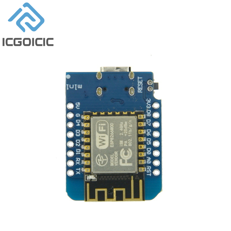 D1 Mini-Mini NodeMcu 4M Bytes  - огляд і ціна Esp8266 Nodemcu