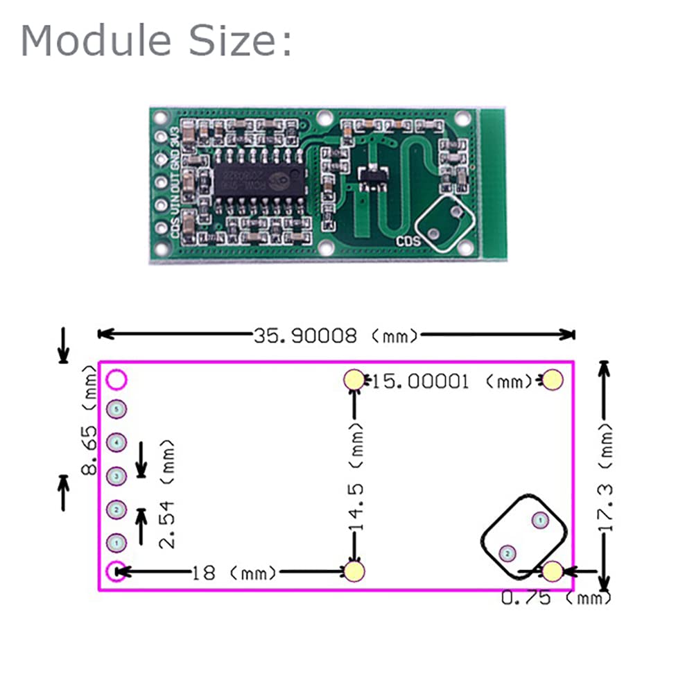 5PCS RCWL-0516 Motion Detectio - огляд і ціна Esp8266 Nodemcu