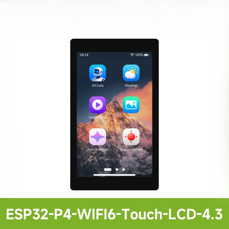 Waveshare ESP32-P4-WIFI6 5-Inc - огляд і ціна Esp32 P4