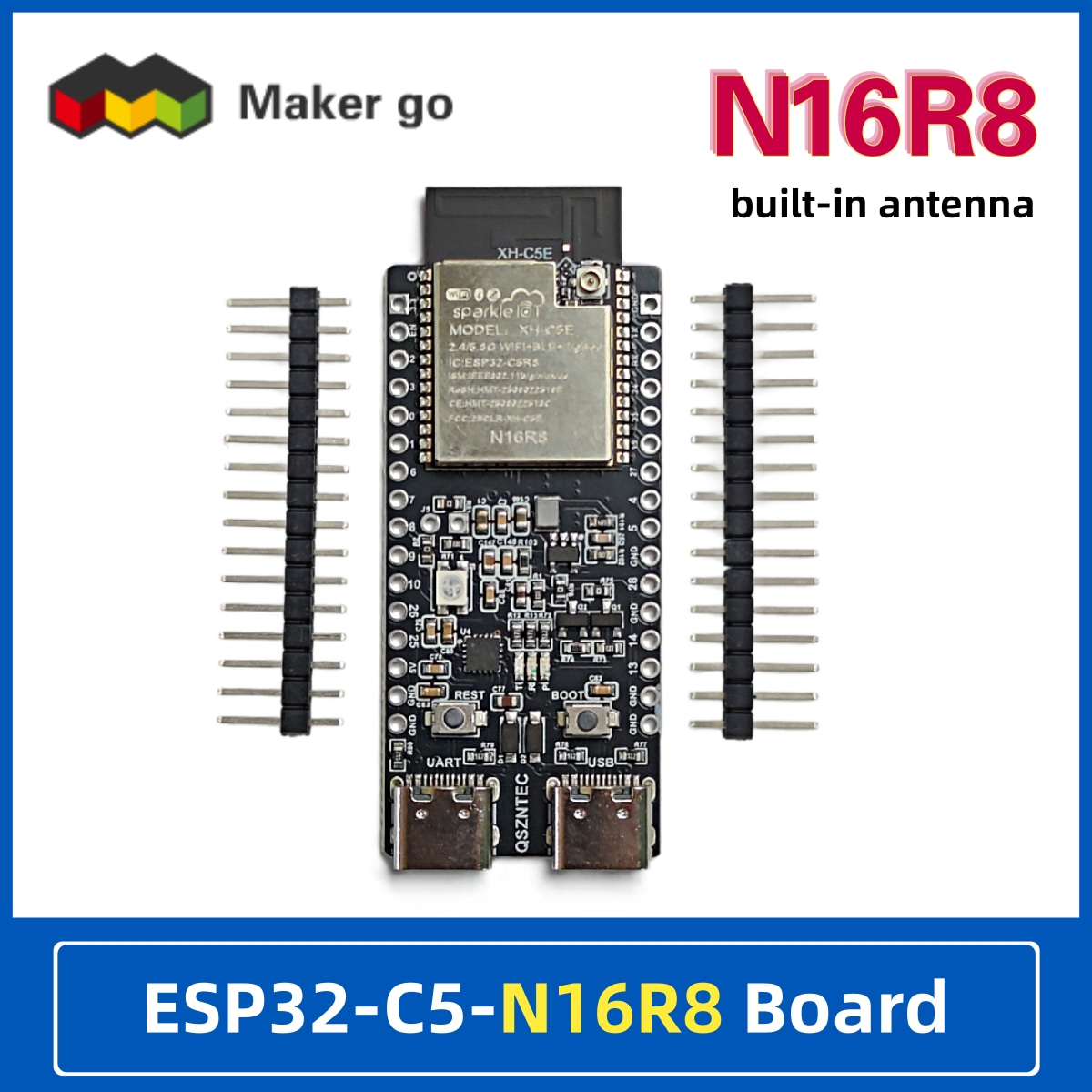 ESP32-C5-N16R8 Development Boa - огляд і ціна Esp32 Uart Module